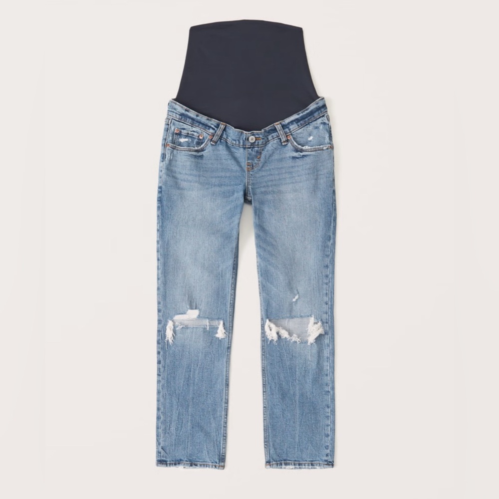 Abercrombie Maternity Ankle Straight Jean